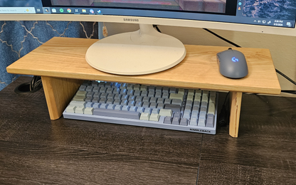 Wood Monitor Stand (Pre-Sale)