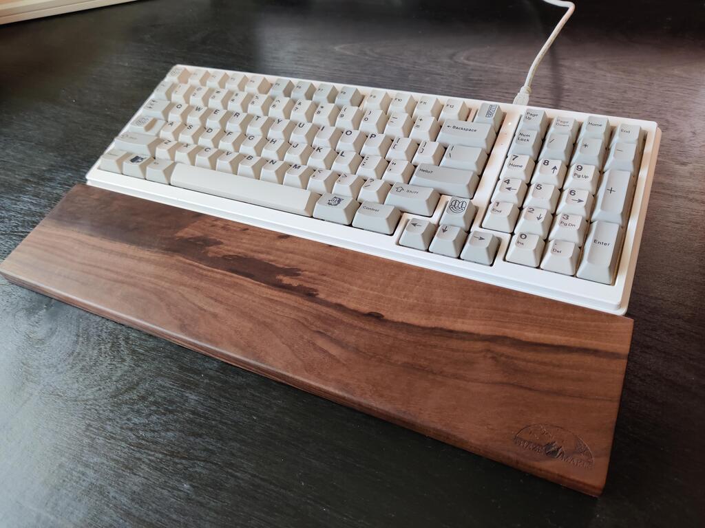 "Stealth Edition" Wood Wrist Rest - LIMITED TIME SALE - Thaze Makes - 