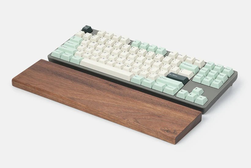 Black Walnut Hardwood Keyboard Wrist Rest - Thaze Makes -