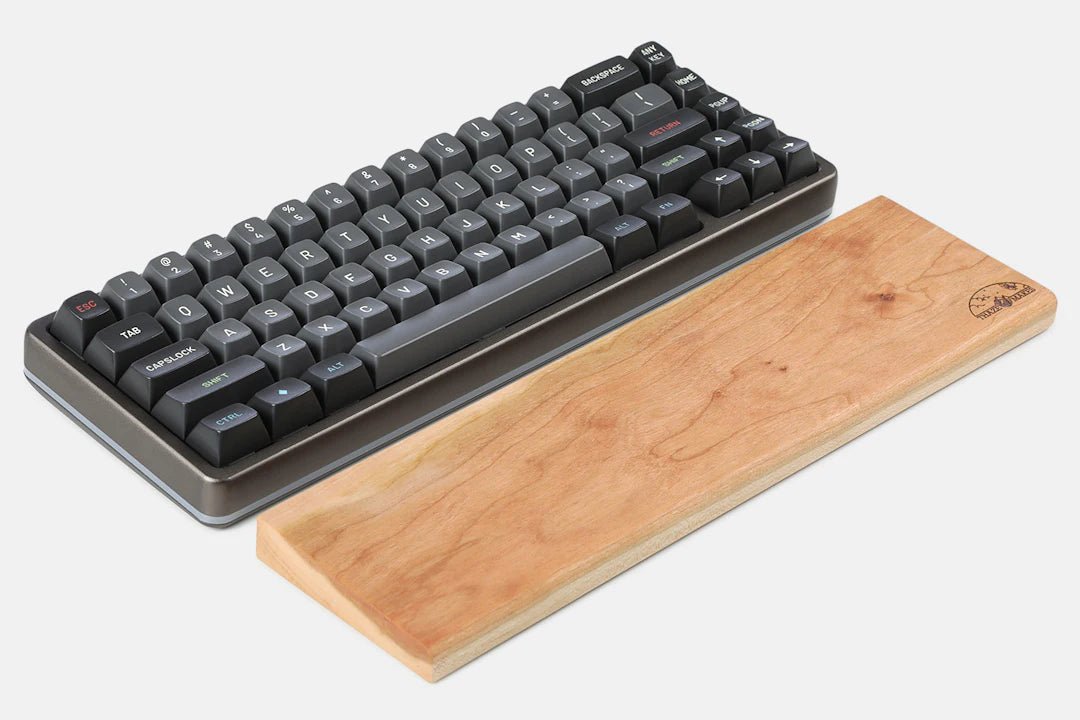 Cherry Hardwood Keyboard Wrist Rest - Thaze Makes -