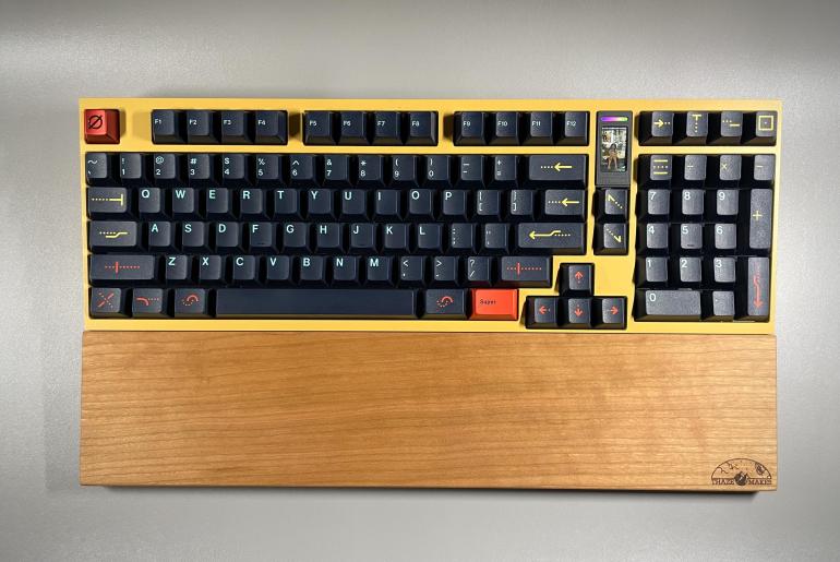 Cherry Hardwood Keyboard Wrist Rest – Thaze Makes
