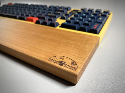 Cherry Hardwood Keyboard Wrist Rest - Thaze Makes -